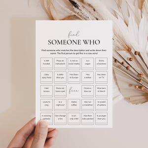 Ice Breaker Games Bundle Printable Icebreakers Dinner Party Games Get To Know You Games Human Bingo Find Someone Who Games for Adults PP2 image 2