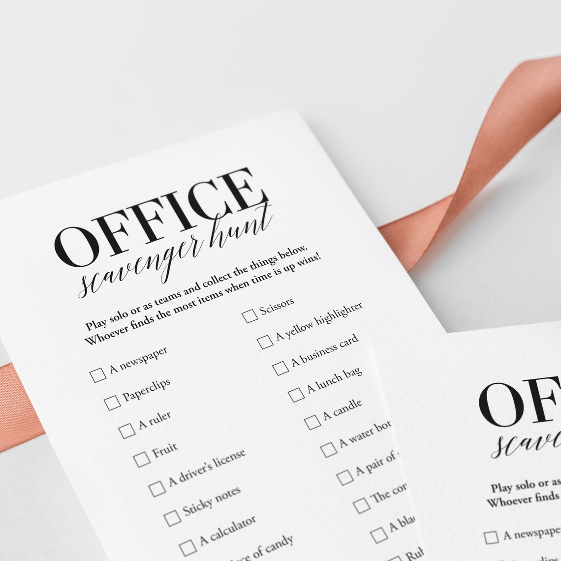 Office Party Games Bundle Printable Games for Work Team - Etsy