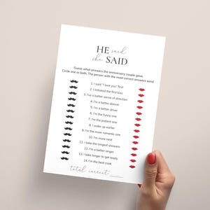 Anniversary Party Games Printable Wedding Anniversary Games Bundle ...