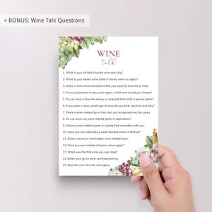 Printable Wine Party Games Wine Trivia Quiz Red or White Game Wine ...