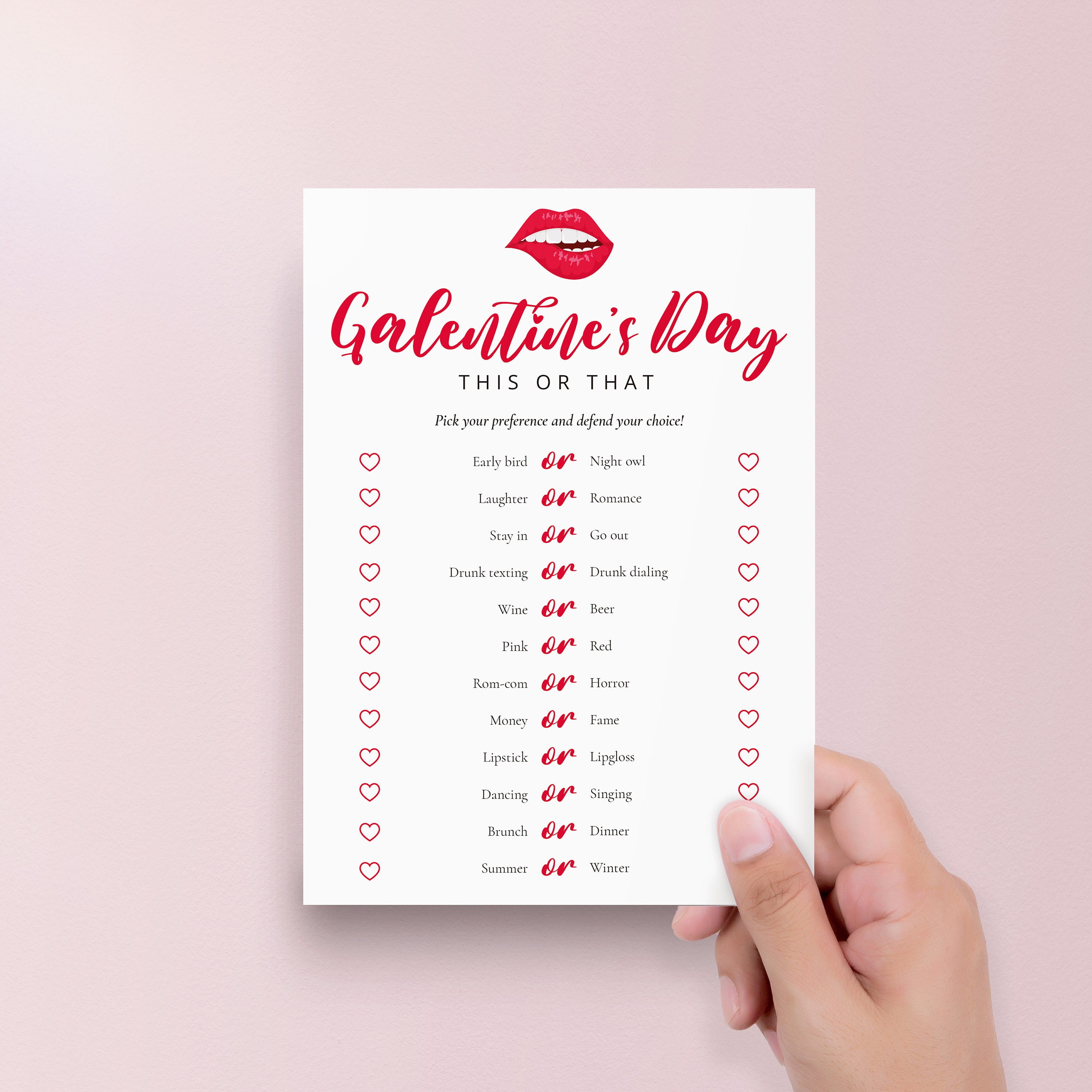 Galentines Day Games Printable Adult Galentine's Day Party Etsy