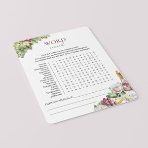 Wine Games Printable Wine Tasting Party Game Bundle Wine Party Games ...