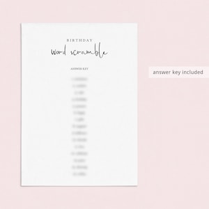 Printable Birthday Games For Her Birthday Party Game Bundle Instant Download Birthday Games Printable Girl Birthday Games 30th 40th 50th MM1 image 8