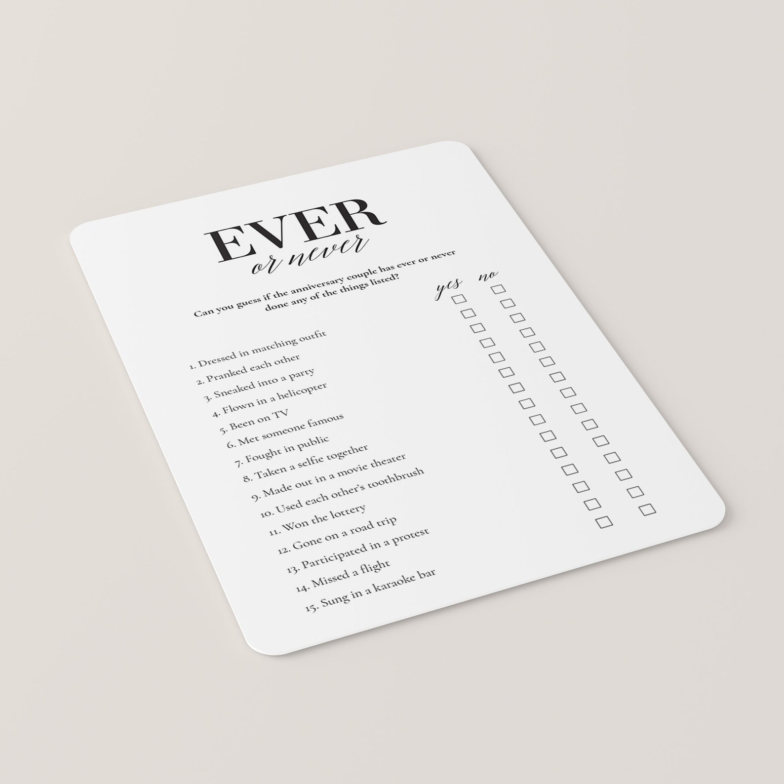 25th Anniversary Games Printable Married in 1998 Games Bundle - Etsy