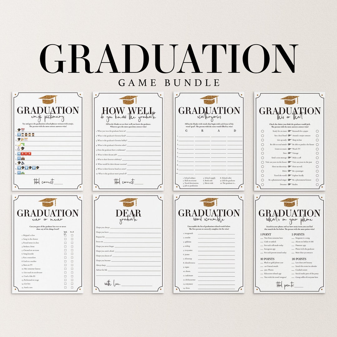 gold-graduation-party-games-printable-graduation-2023-party-etsy