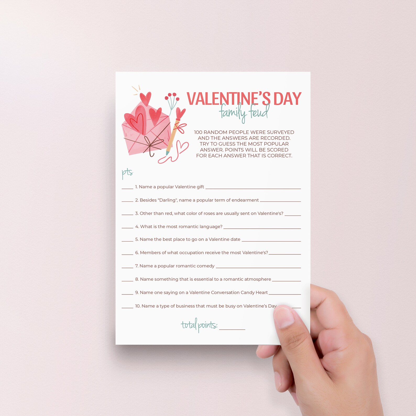 Valentine's Day Games Bundle Printable Valentines Party Game Package ...