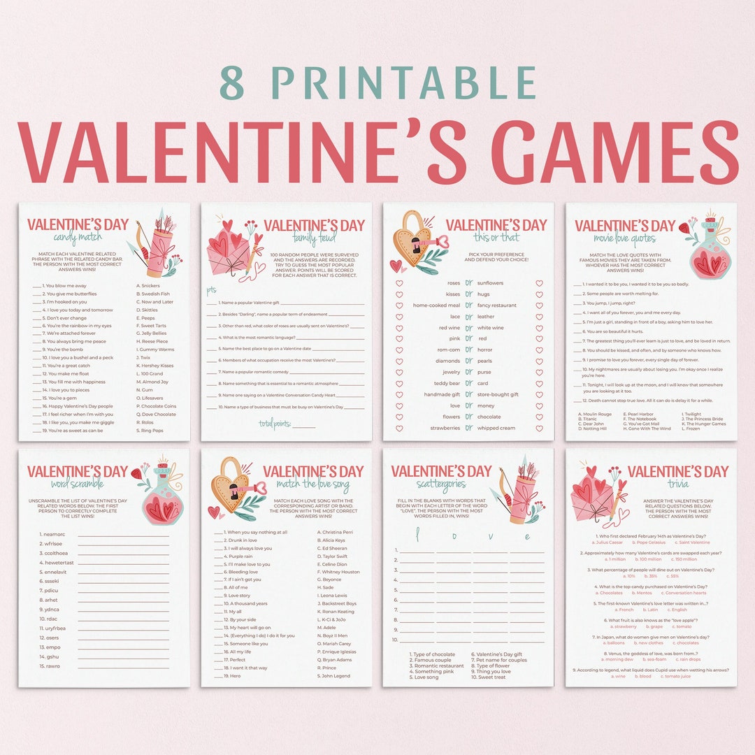 Classroom Valentine's Party Bingo Game FREE Printable • jeni ro designs