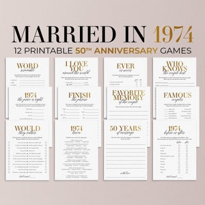 BeauGift 50th Anniversary Wedding Gifts for Couple, 50 Years Golden  Anniversary Marriage Gifts for Her Him, Happy Anniversary Romantic Gifts,  50th