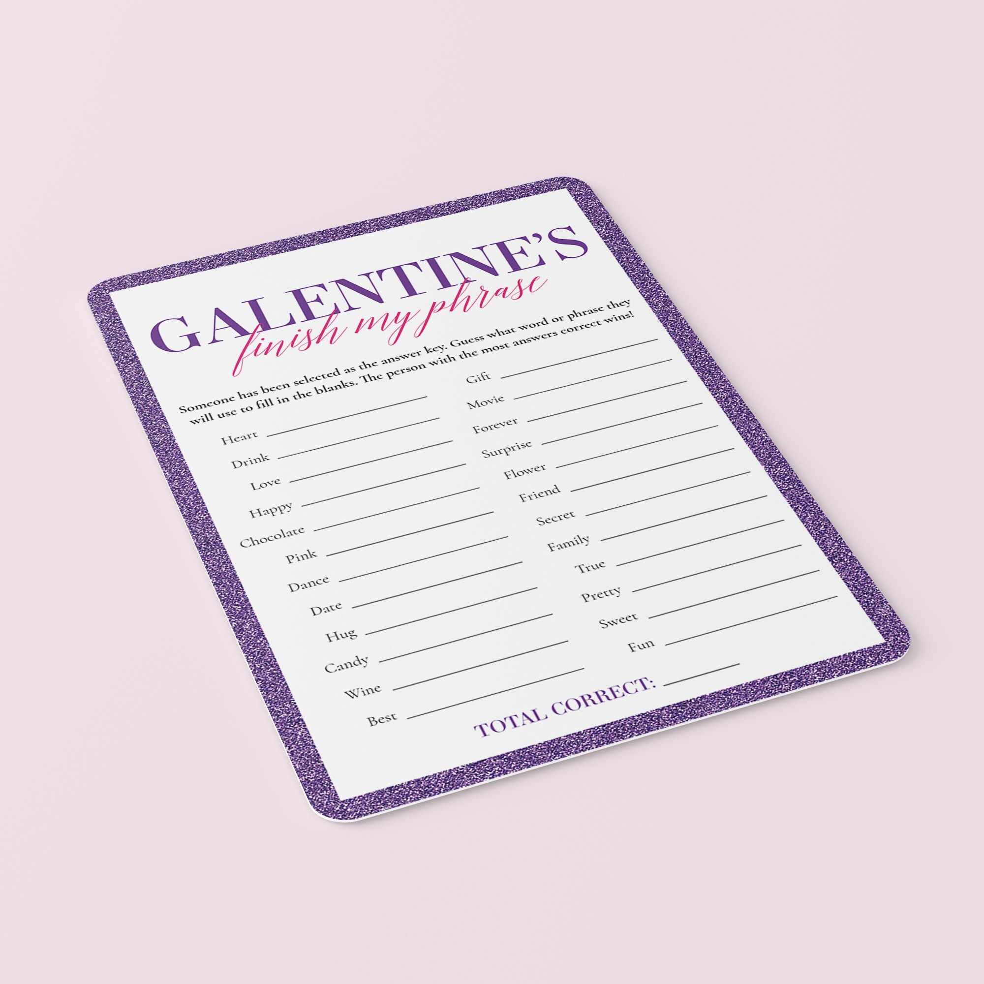 Galentines Day Games Bundle Printable Galentines Day Party - Etsy