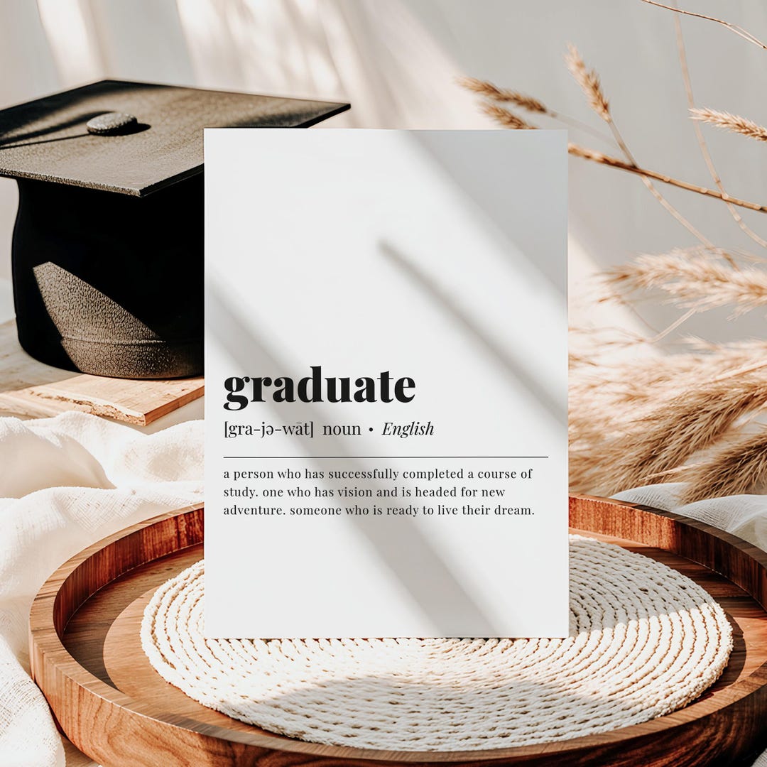 Minimalist Graduation Card Printable 2026 Graduate Congratulations ...