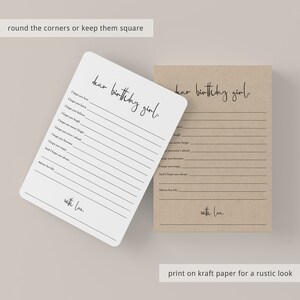 Birthday Wishes for Her Printable Wishes for the Birthday Girl - Etsy