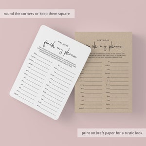 Printable Birthday Games For Her Birthday Party Game Bundle Instant Download Birthday Games Printable Girl Birthday Games 30th 40th 50th MM1 image 9
