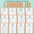 In My Showgirl Era Party Games Printable Showgirl Party Ideas Pop Music Trivia Showgirl Themed Birthday Party Activities Listening Party TS1 product logo