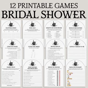Bride or Die Bridal Shower Games Printable Til Death Do Us Part Wedding Shower Games RIP To Her Single Life Black Goth Bride Halloween BD1