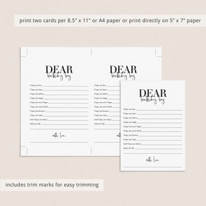 May include: Printable cards with the text "Dear Birthday Boy" and lines for writing messages. The cards include the text "with love" at the bottom. The cards are designed to be printed on 8.5 x 11 inch or A4 paper and trimmed.