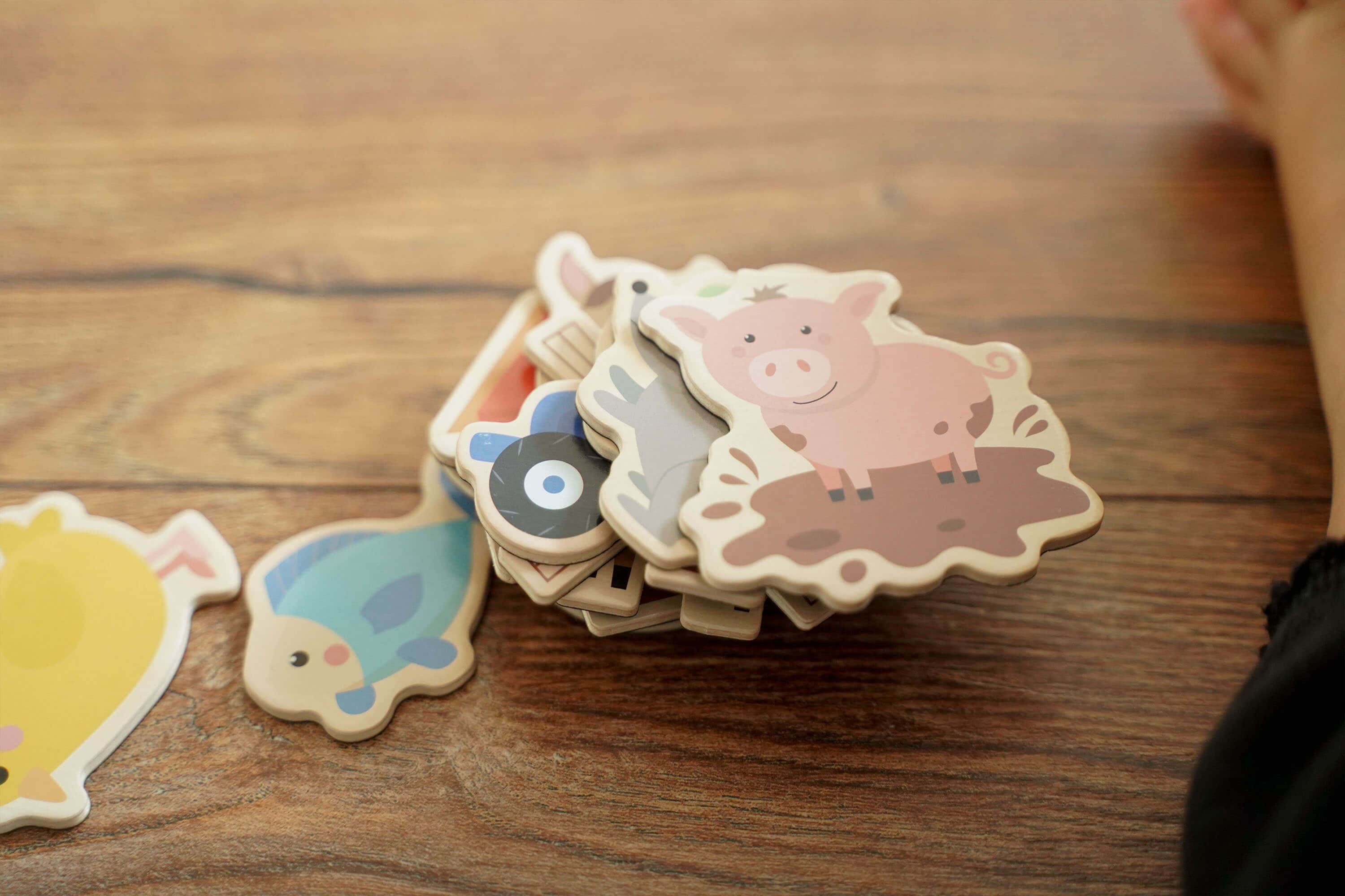 Fridge magnets: farm, board magnets, fridge magnets, wooden magnets, gift for children, birthday gift, children&#39;s activity