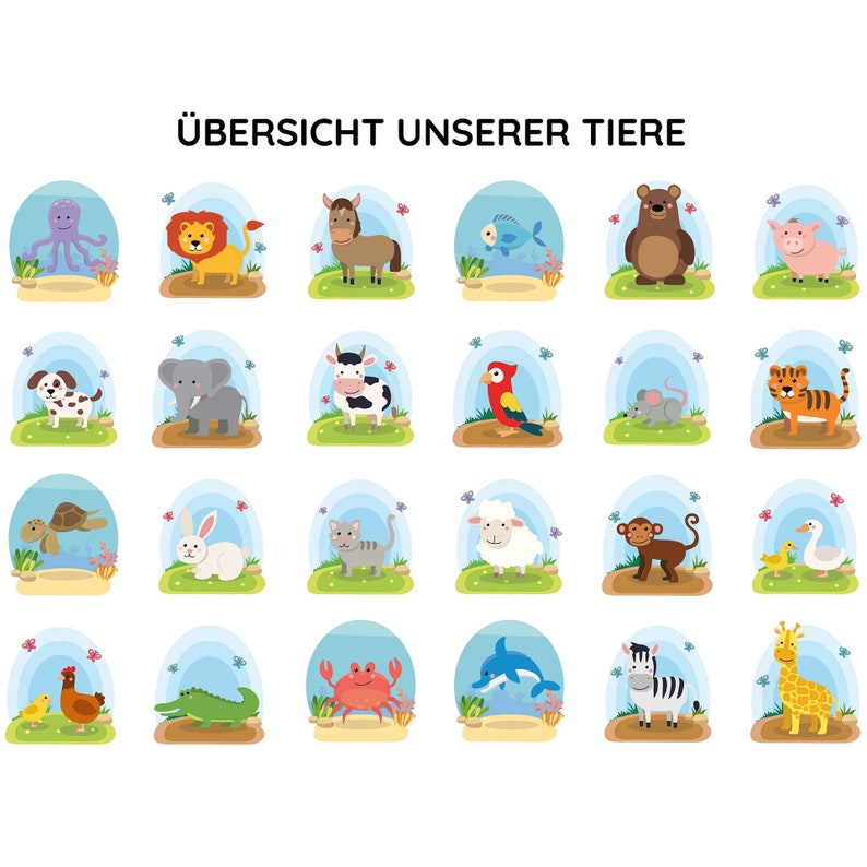 Montessori learning cards for children made of wood learning German for children, learning toys, children's gift, birthday gift, baptism gift image 8