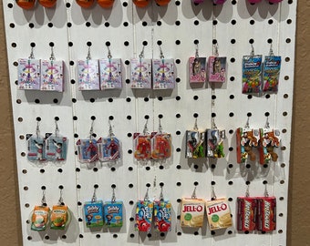 Assorted Mini Brands Series Food Toy Dangle Drop Earrings Jewelry