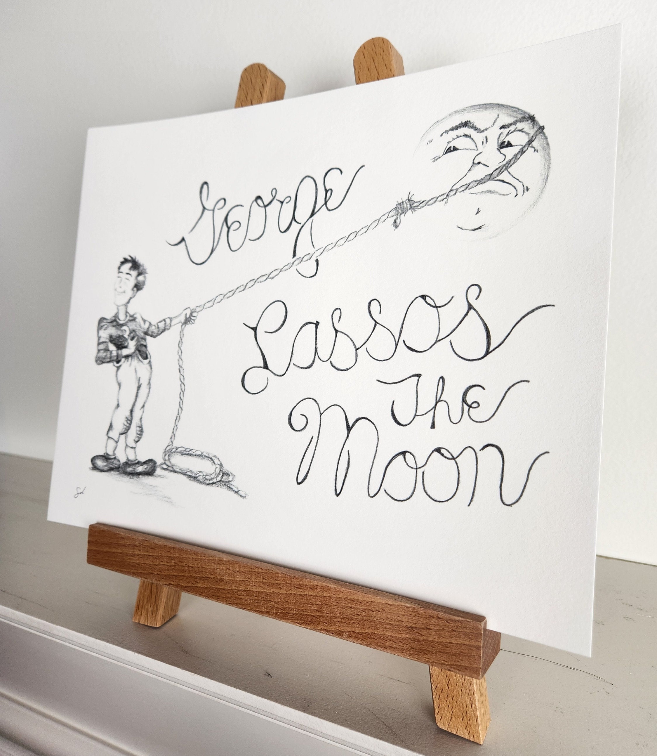 It's a Wonderful Life Print, George Lassos the Moon, "you Want the Moon ...
