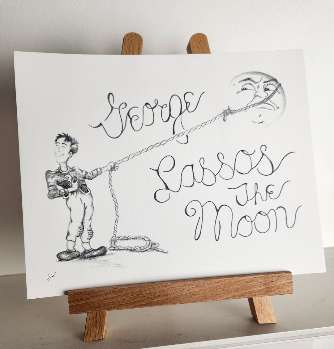 It's a Wonderful Life Print, George Lassos the Moon, you Want the Moon ...