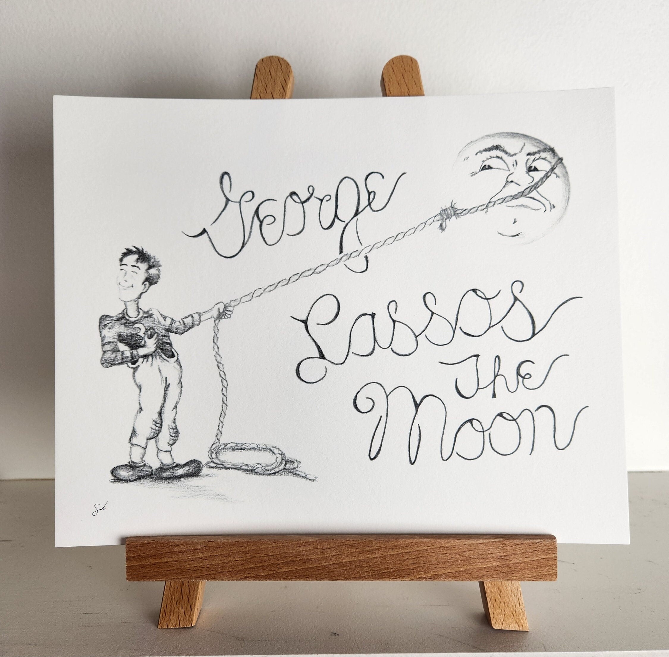 It's a Wonderful Life Print, George Lassos the Moon, "you Want the Moon ...