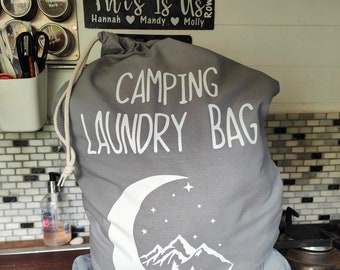 Laundry Bag, Wash Bag, Dirty Clothes Bag, Van Gift, Camping Bag, Camping Gift, Campervan Laundry, Motorhome Laundry Bag, Storage bag.