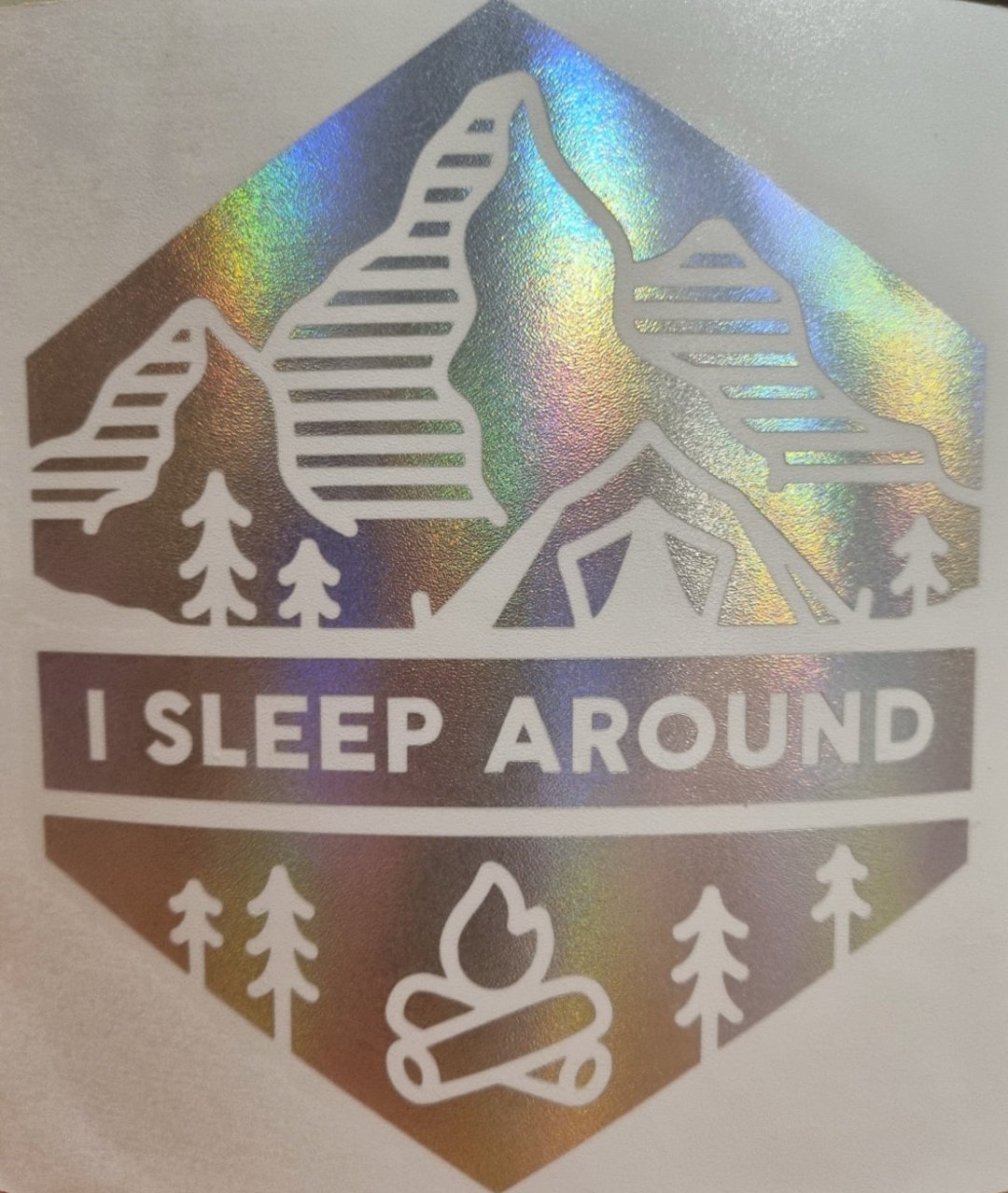 Vinyl Camping Sticker, Van Bumper Sticker, Van Life, Campervan Sticker ...