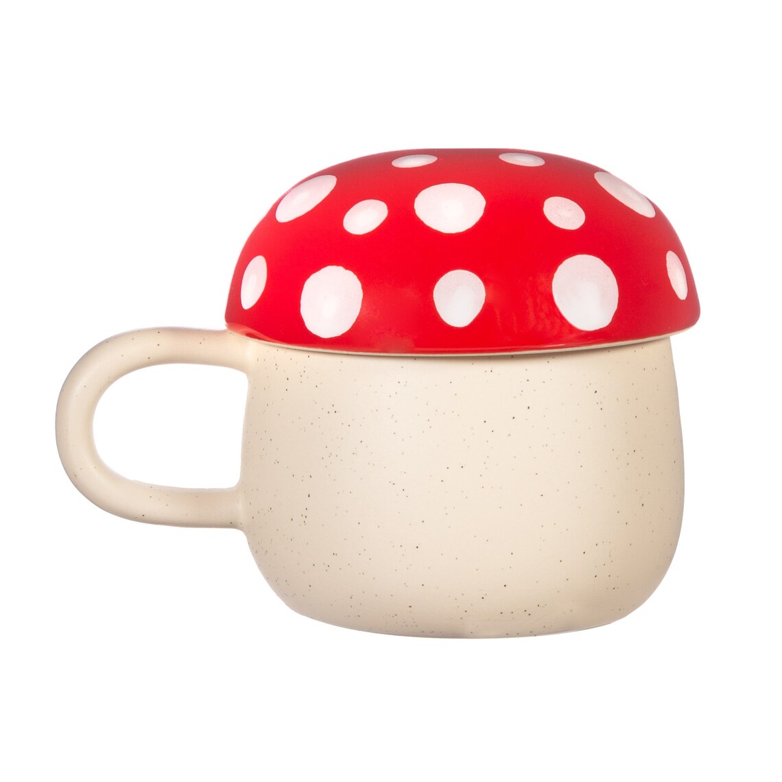 Red Mushroom Mug With Lid Coffee Mug Tea Mug Cute Mug Etsy UK