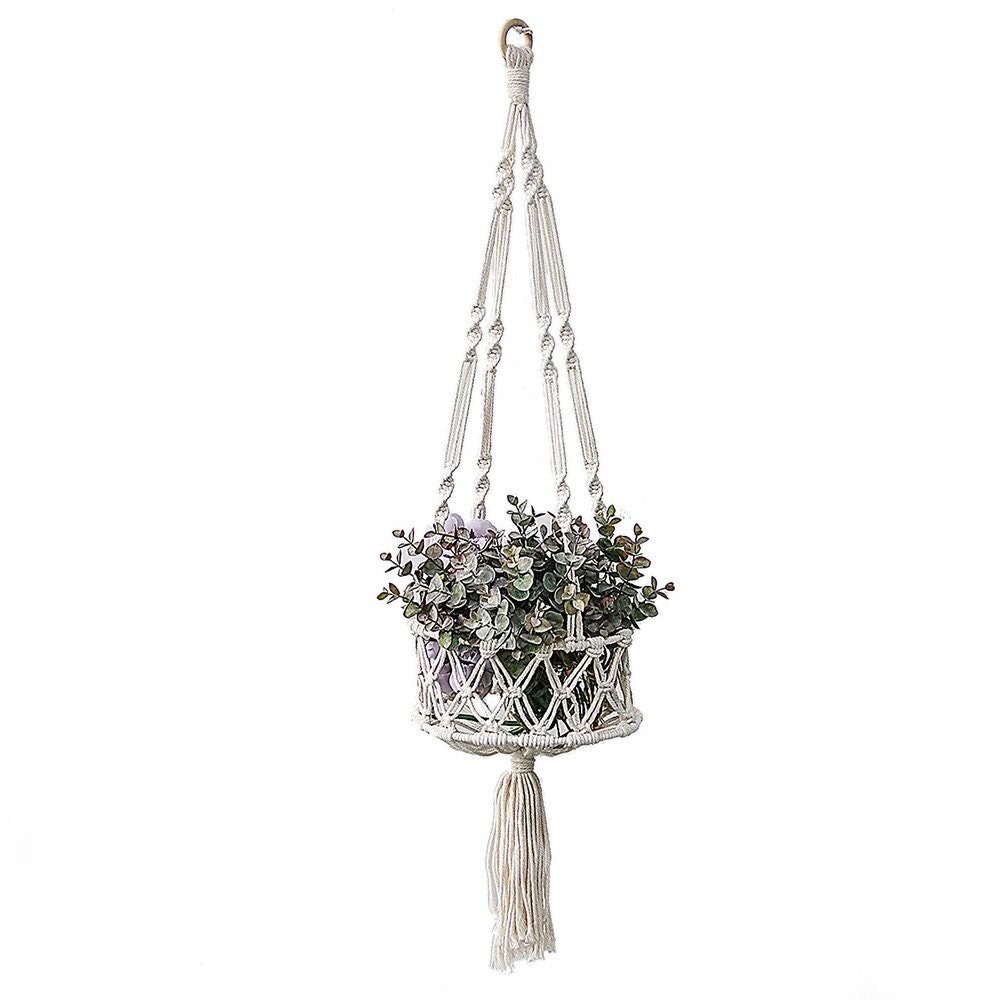 Macrame Hanging Basket 3 Tier Boho Home Decor Flower Plant Etsy