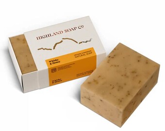 Highland Whisky & Honey Soap: Handmade Scottish Skincare