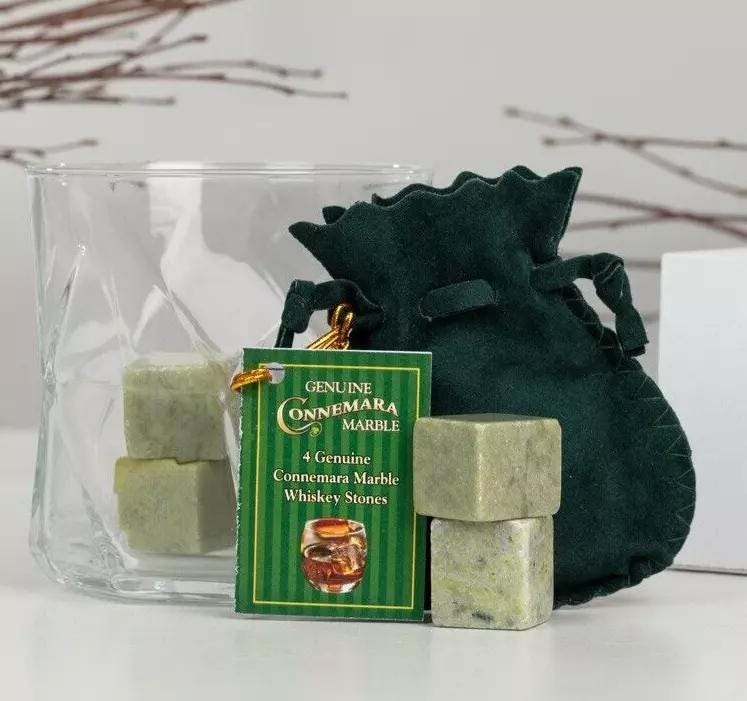 Connemara Whiskey Stones, Irish Whiskey Stones, Made in Ireland, Whiskey lovers Gift, Gift for him