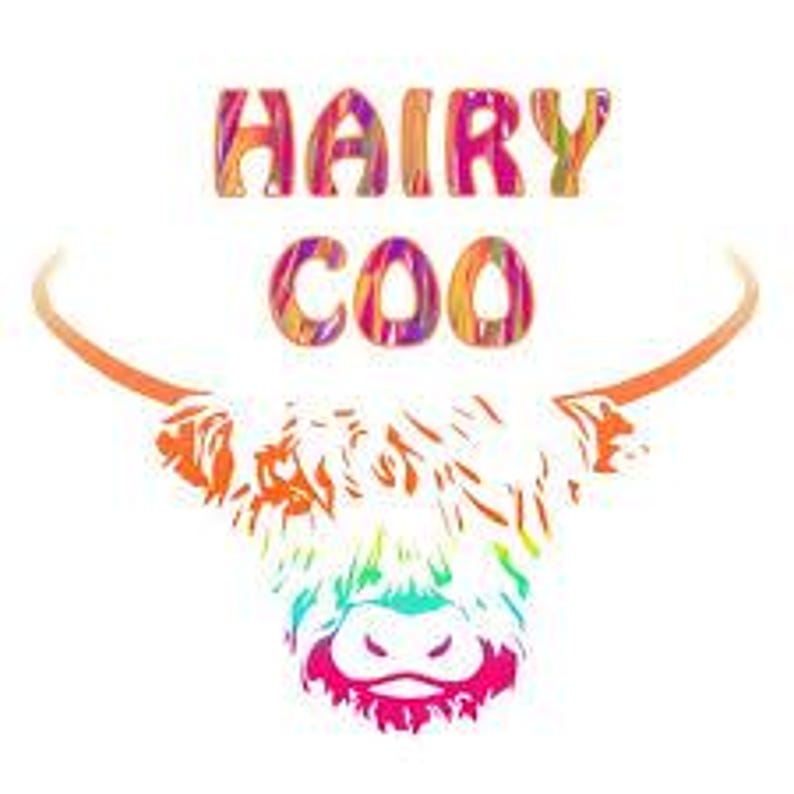Handmade Hairy Coo Brooch, Scottish Highland Cow Pin, Made in Scotland image 2