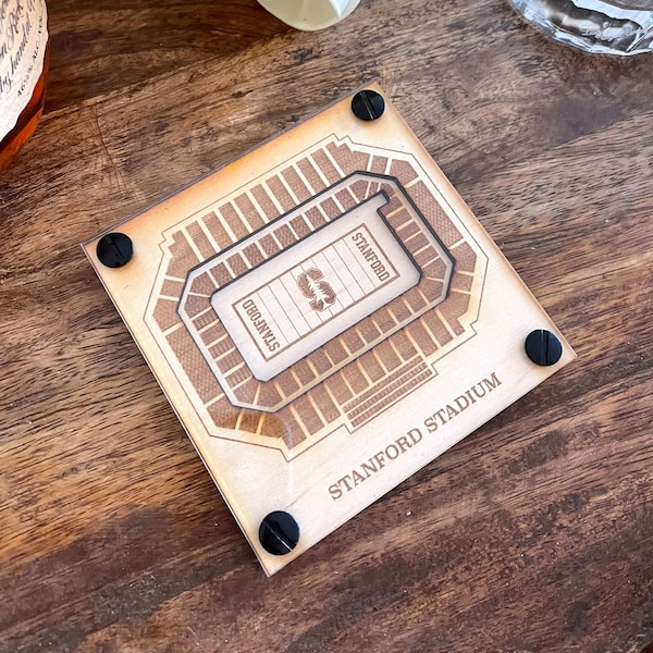 3d Stadium Coaster Svg Etsy