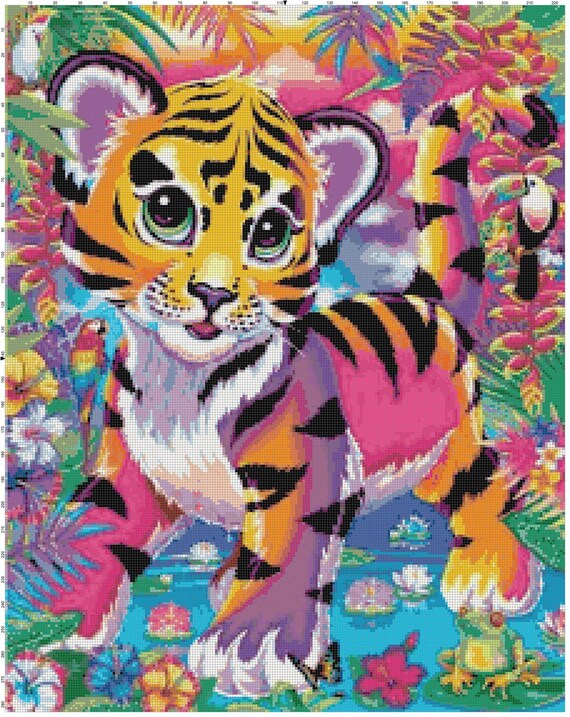 Lisa Frank Tiger Coloring Pages