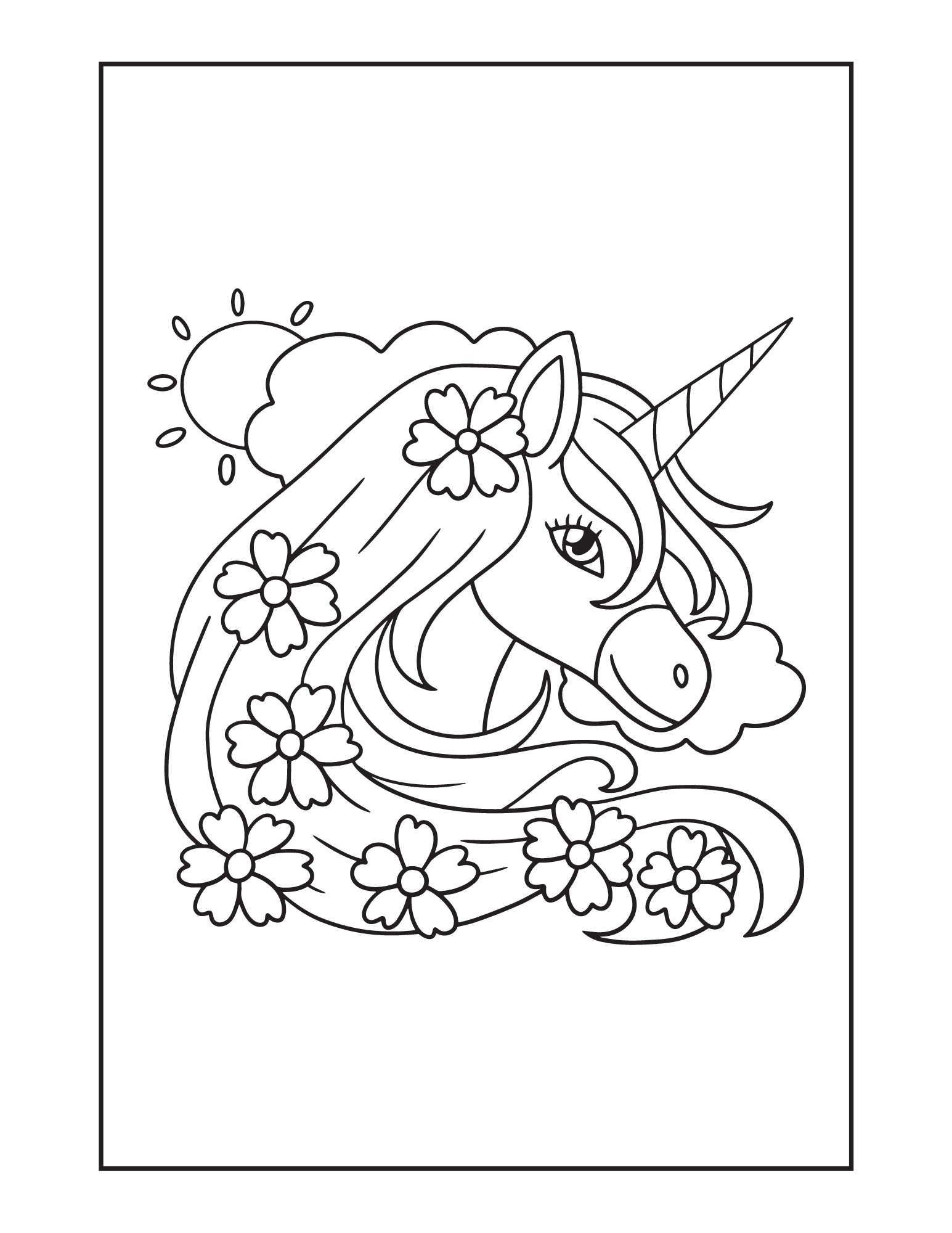 Unicorn Coloring Printable Book For Kids Fun Unicorn Coloring Sheets unicorn-coloring-printable-book-for-kids-fun-unicorn-coloring-sheets