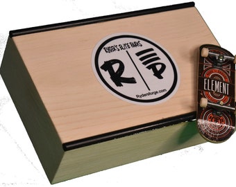 Komplett Holz Fingerskateboard OAK/WS/SWZ SOUTHBOARDS® Handmade Wood Fingerboard 