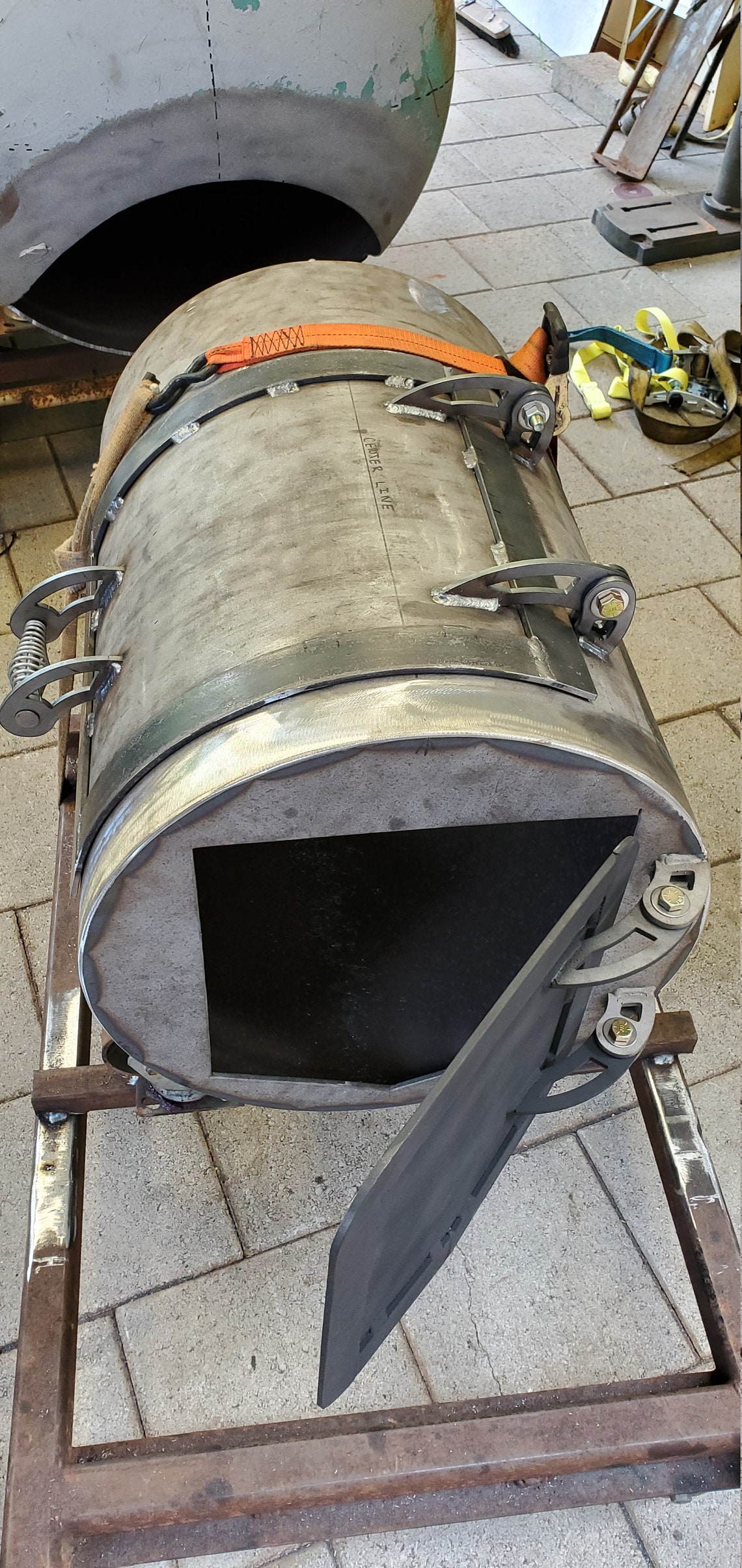 BBQ Smoker Door Hinges Large Etsy