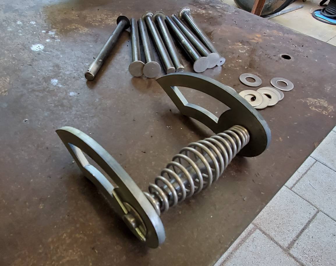 Smoker Hardware Kit With FREE FIREBOX LATCH for 250 Gallon Lp Builds