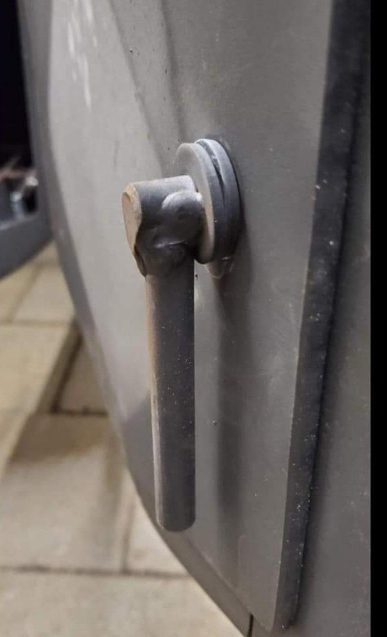 Smoker Firebox Latch Handle Assembly Etsy