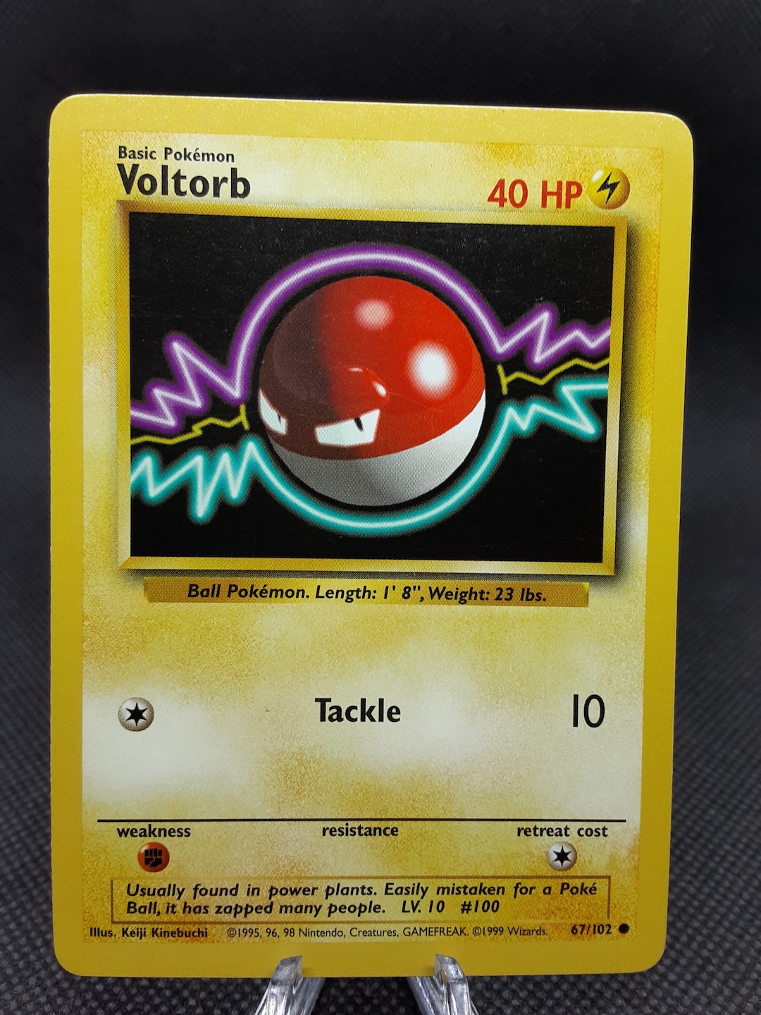 Pokemon Voltorb 67/102 Card 1995 - Etsy