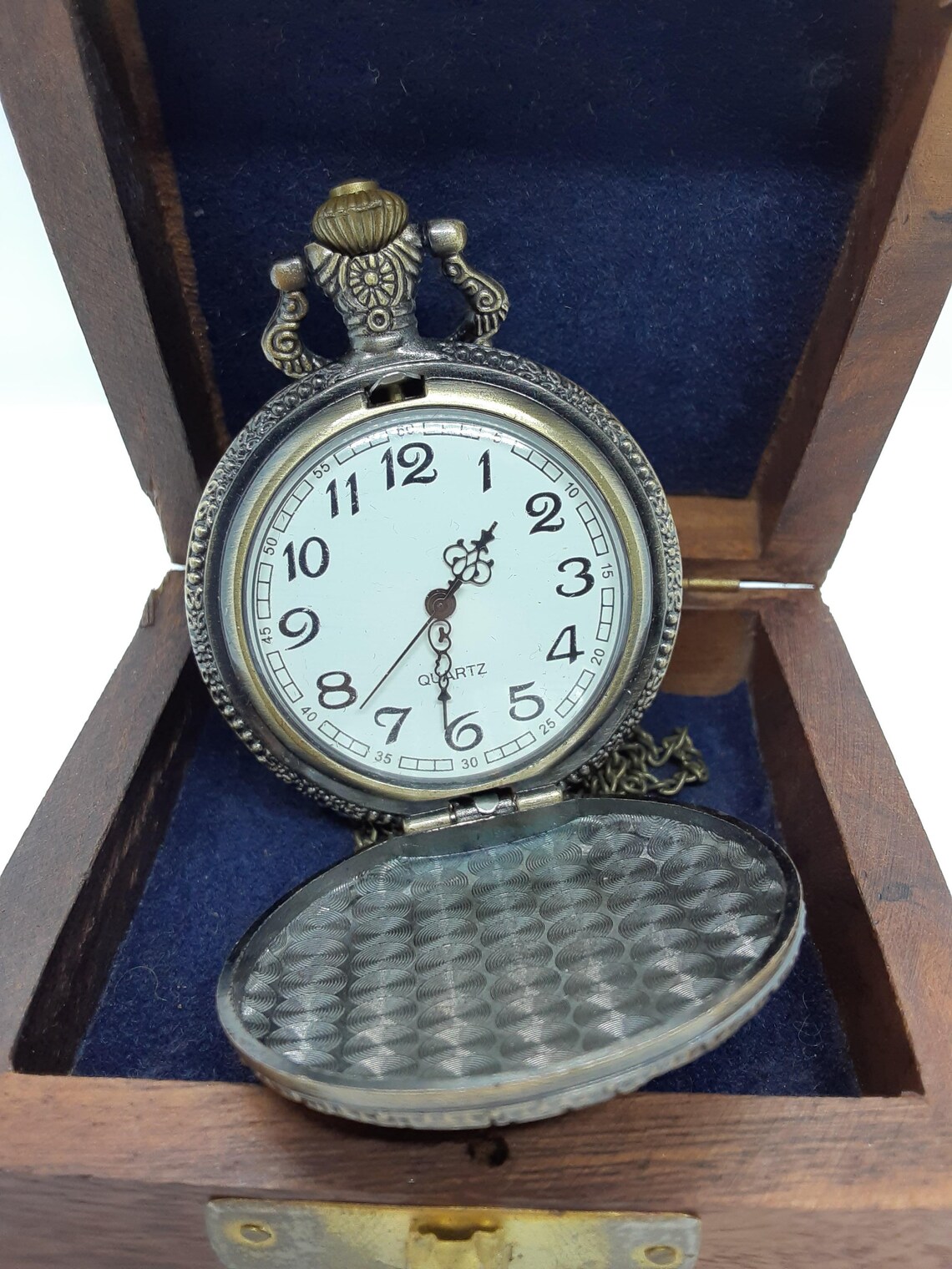 Skull Star Pocket Watch W/ 16 Chain Mercenary Forces Etsy