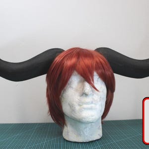 DIY Bull Horns PDF Vorlage, Cosplay Teufel, Drache (Video Tutorial)