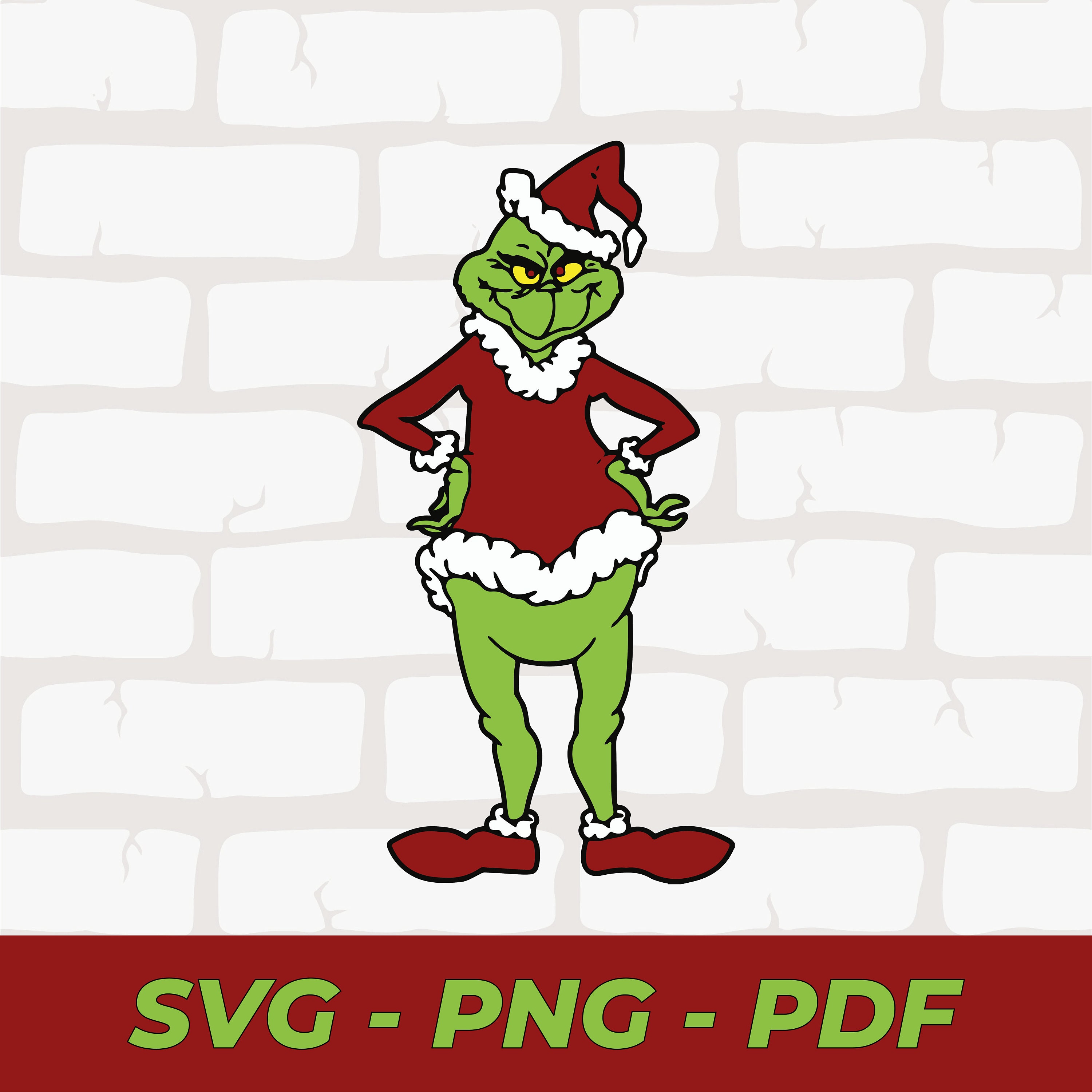 Grinch Christmas SVG Grinch Body Svg Grinch Svg Grinch Png Svg for