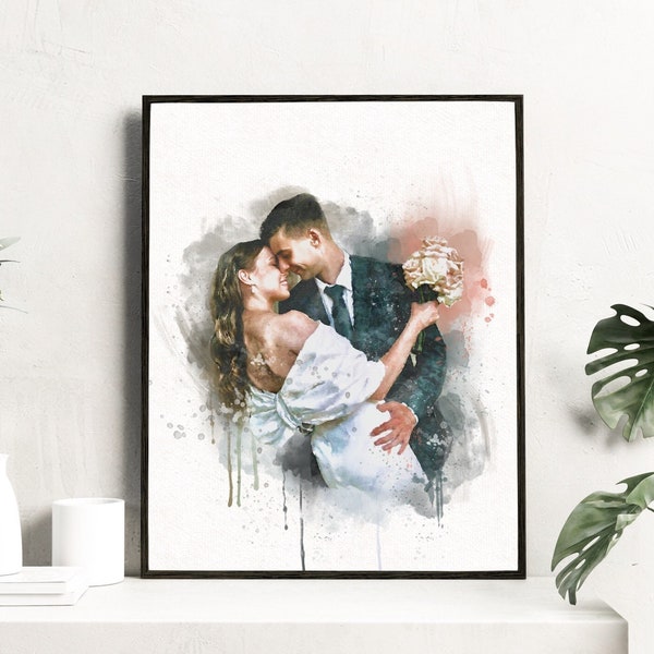 Personalised gifts | watercolor from photo | Watercolour painting | Family Portrait | Personalised Portrait | Gift for mum | Christmas gift