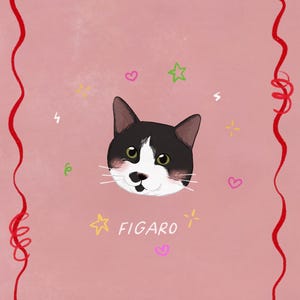 Ilustración personalizada, retrato de dibujos animados personalizado, dibujo a lápiz, retrato digital imprimible, regalo de Navidad personalizado, retrato familiar. imagen 20