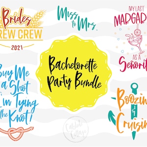 Bachelorette Party Bundle - Digital SVG Cut File
