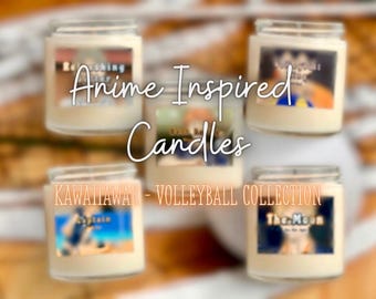 NEW Anime Inspired Candles | Anime Candles | Custom Anime Candles | Customizable Anime Candles | Masculine and Feminine Scents