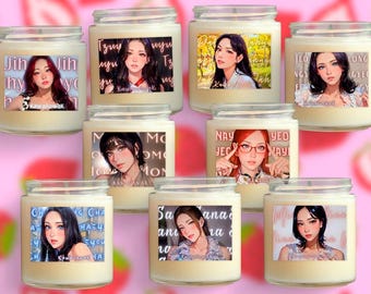 Kpop Bias Inspired Candles | Kpop Inspired Candle | Custom Kpop Candles | Customizable Kpop Candles | Kpop Wax Melts | Graduation Gifts