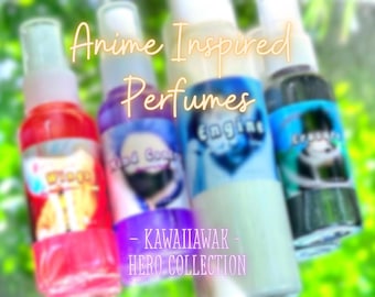 NEW Anime Inspired Fragrances | Anime Perfumes | Anime Body Mists | Anime Body Scrubs | Anime Body Butter | Masculine and Feminine Scents