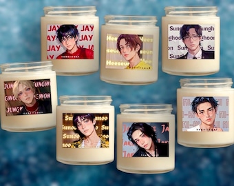 Kpop Bias Inspired Candles | Kpop Inspired Candle | Custom Kpop Candles | Customizable Kpop Candles | Kpop Wax Melts | Graduation Gifts